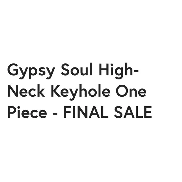 La Blanca Gypsy Soul High Neck Keyhole One Piece Swimsuit Multicolor Paisley 12 - Picture 8 of 9